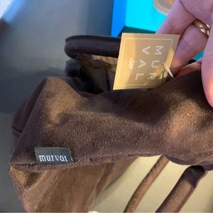 MURVAL BROWN Suede look brown.